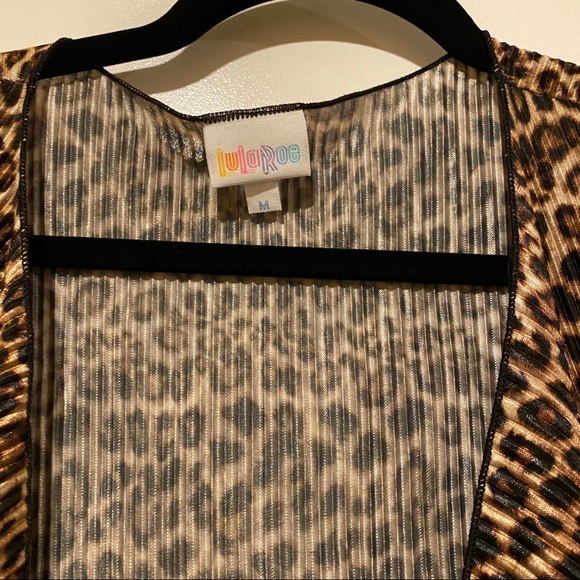 NWT Lularoe Shirley Kimono - Rare - Leopard - M - Picture 5 of 5